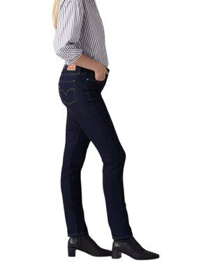 Levi's 312 Shaping Slim Jeans Dark Wash Mid Rise Denim